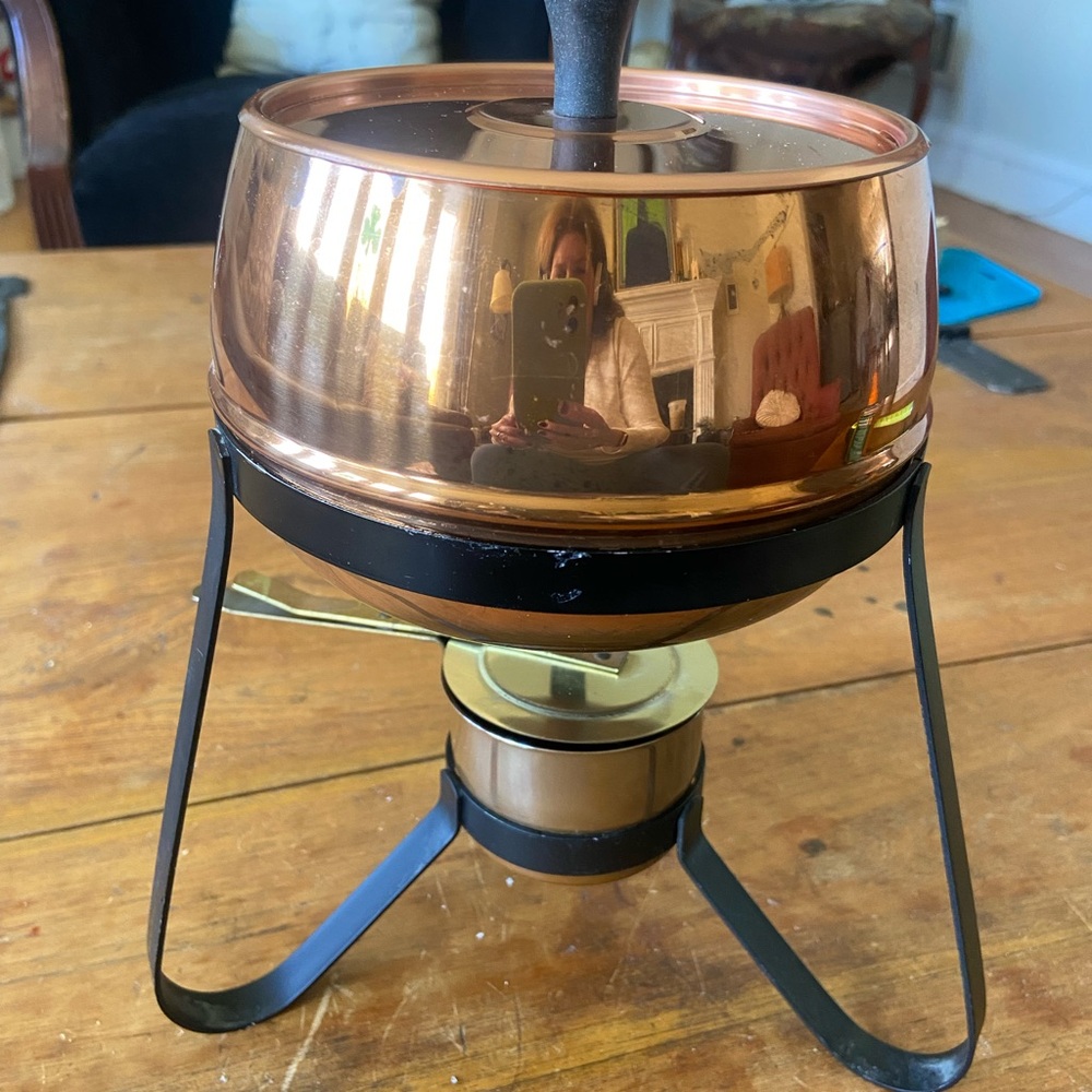 Vintage Coppercraft Copper Fondue Set